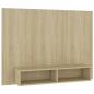 Preview: TV-Wandschrank Sonoma-Eiche 120x23,5x90 cm Holzwerkstoff