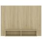 Preview: TV-Wandschrank Sonoma-Eiche 120x23,5x90 cm Holzwerkstoff
