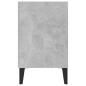 Preview: TV-Schrank mit Metallbeinen Betongrau 103,5x30x50 cm