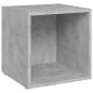 Preview: 8-tlg. TV-Schrank-Set Betongrau Holzwerkstoff