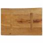Preview: Tischplatte mit Baumkante 70x40x2,5 cm Massivholz Mango