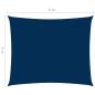 Preview: Sonnensegel Oxford-Gewebe Rechteckig 5x6 m Blau