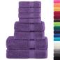 Preview: 8 tlg. Premium-Handtuch-Set SOLUND Lila 600 g/m²