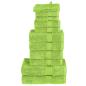 Preview: ARDEBO.de - 12 tlg. Premium-Handtuch-Set SOLUND Grün 600 g/m²