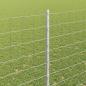 Preview: Euro-Zaun mit Pfosten 10 x 1,6 m Verzinkter Stahl Silber Netz