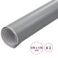 Preview: Autofolien 2 Stk. 4D Silber 100x150 cm