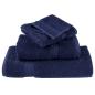Preview: Premium-Duschtücher SOLUND 4 Stk. Marineblau 70x140 cm 600 g/m²