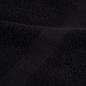 Preview: Premium-Duschtücher SOLUND 4 Stk. Schwarz 70x140 cm 600 g/m²