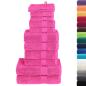 Preview: 12 tlg. Premium-Handtuch-Set SOLUND Rosa 600 g/m²