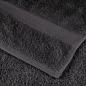Preview: Premium-Duschtücher SOLUND 4 Stk. Anthrazit 70x140 cm 600 g/m²