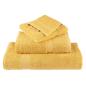 Preview: Premium-Duschtücher SOLUND 4 Stk. Gold 70x140 cm 600 g/m²
