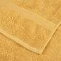 Preview: Premium-Duschtücher SOLUND 4 Stk. Gold 70x140 cm 600 g/m²