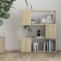 Preview: Bücherregal Raumteiler Sonoma-Eiche 80x24x94 cm Holzwerkstoff