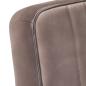 Preview: Freischwinger Sessel Distressed Braun Echtleder