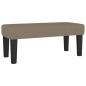 Preview: Boxspringbett mit Matratze Taupe 120x190 cm Stoff