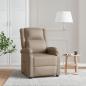 Preview: ARDEBO.de - Relaxsessel Cappuccino-Braun Kunstleder