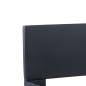 Preview: Bettgestell mit LED Schwarz Kunstleder 100x200 cm