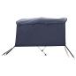 Preview: 3-Bow Bimini-Top mit Seitenteilen 183x(137-152)x137 cm