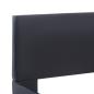 Preview: Bettgestell mit LED Schwarz Kunstleder 140×200 cm