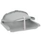 Preview: 4-tlg. Bootssitz-Set Klappbar Kein Kissen Grau 48x51x41 cm