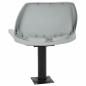 Preview: 4-tlg. Bootssitz-Set Klappbar Kein Kissen Grau 48x51x41 cm