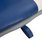 Preview: 4-tlg. Bootssitz-Set Klappbar Blau und Weiß 48x51x41 cm