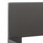Preview: Bettgestell mit LED Grau Kunstleder 120×200 cm