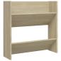 Preview: Wand-Schuhschrank Sonoma-Eiche 60x18x60 cm Holzwerkstoff