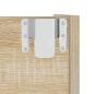 Preview: Wand-Schuhschrank Sonoma-Eiche 60x18x60 cm Holzwerkstoff