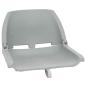 Preview: 2-tlg. Bootssitz-Set Klappbar Kein Kissen Grau 48x51x41 cm