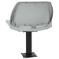 Preview: 2-tlg. Bootssitz-Set Klappbar Kein Kissen Grau 48x51x41 cm