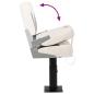 Preview: Bootssitze mit Podest 2 Stk. Höhenverstellbar 360° Drehbar