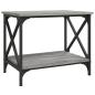 Preview: Beistelltisch Grau Sonoma 55x38x45 cm Holzwerkstoff
