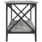 Preview: Beistelltisch Grau Sonoma 55x38x45 cm Holzwerkstoff