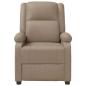 Preview: Massagesessel Cappuccino-Braun Kunstleder