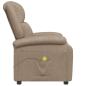 Preview: Massagesessel Cappuccino-Braun Kunstleder