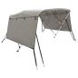 Preview: 4-Bow Bimini-Top mit Seitenteilen 243x(185-198)x137 cm