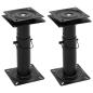 Preview: ARDEBO.de - Bootssitz-Podeste 2 Stk. 360° Drehbar Einstellbar Stahl