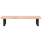 Preview: Waschbeckenregal Wandmontage Stahl und Massivholz Buche