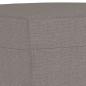 Preview: 3-tlg. Sofagarnitur mit Kissen Taupe Stoff