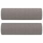 Preview: 3-tlg. Sofagarnitur mit Kissen Taupe Stoff