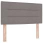 Preview: Boxspringbett mit Matratze Taupe 120x190 cm Stoff