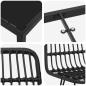 Preview: 7-teiliges Garten-Essgruppe Schwarz Poly Rattan