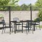 Preview: 5-teiliges Garten Essset Anthrazit Stahl
