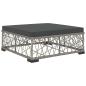 Preview: 5-tlg. Garten-Lounge-Set mit Kissen Poly Rattan Grau