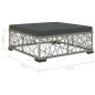 Preview: 5-tlg. Garten-Lounge-Set mit Kissen Poly Rattan Grau