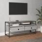 Preview: TV-Schrank Grau Sonoma 100x35x45 cm Holzwerkstoff