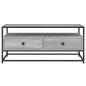 Preview: TV-Schrank Grau Sonoma 100x35x45 cm Holzwerkstoff