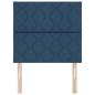 Preview: Kopfteil Diamantblock Design Blau 100 cm Stoff, Kopfteil Diamantblock Design Blau 200 cm Stoff