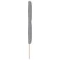 Preview: Kopfteil Diamantblock-Design Hellgrau 160 cm Stoff